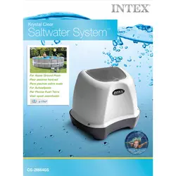 4 Sistema di acqua salata trasparente Intex Krystal  ECO